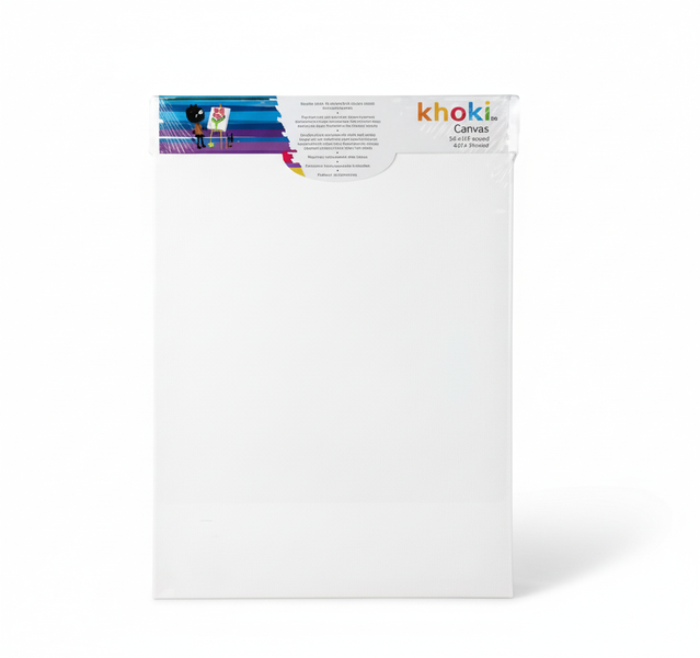 Khoki A2 Wood Mounted Canvas for Acrylic &amp; Oil Painting - 42 x 60 - 2 Pack