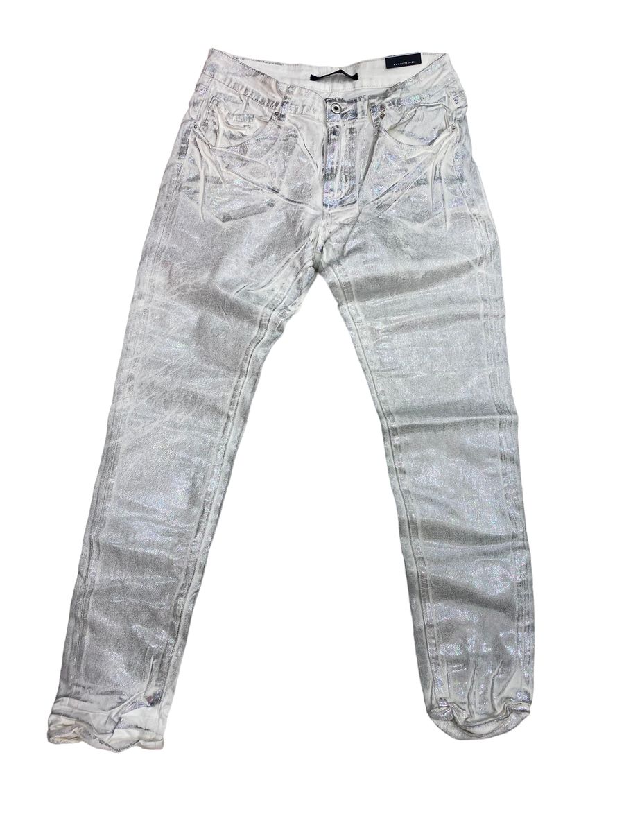 Cutty CRhime Mens White/Silver Skinny Jeans | Shop Today. Get it ...