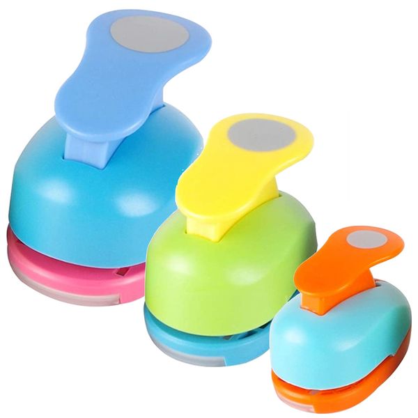 Craft Multifunctional Scrapbooking Circle Round Shape Paper Punch Set Of 3