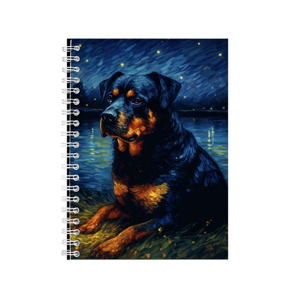 ROTTWEILER Starry Night Notebook Animal Gift Idea Notepad Pad 115