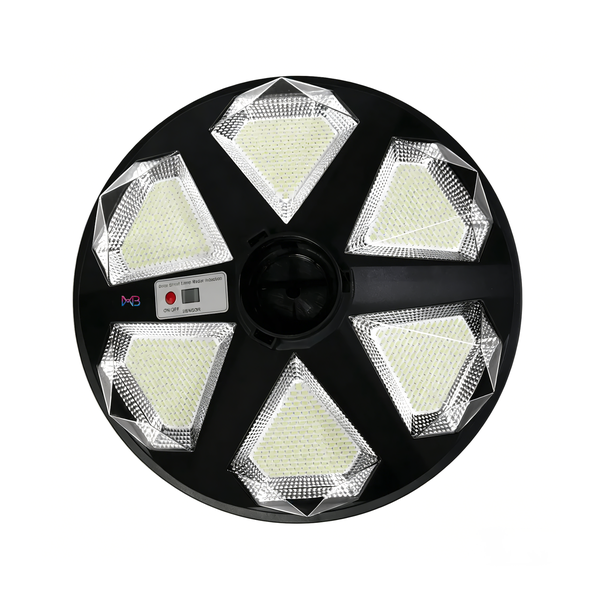 WOVIBO Solar UFO Floodlight LED 800W Daylight (Light House) Black