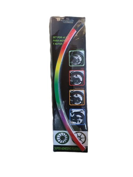 17-Inch Motorcycle Rim Tape Sticker- Multi-Colour