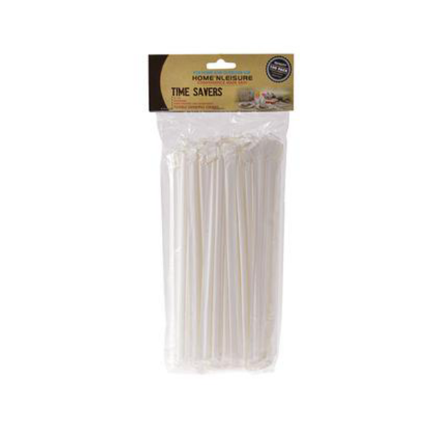Home 'n Leisure Homeware - Wrapped Flexible Straws - 2 x 100 Straws