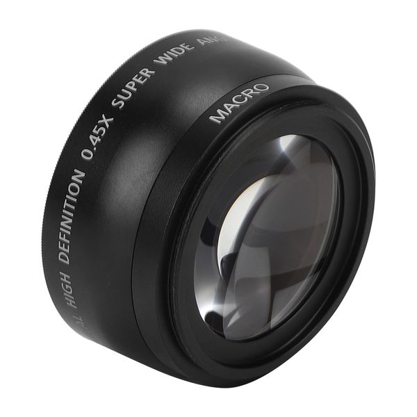 JSR 55MM 0.45X Advanced Wide Angle Macro Lens For 55MM Camera Lenses