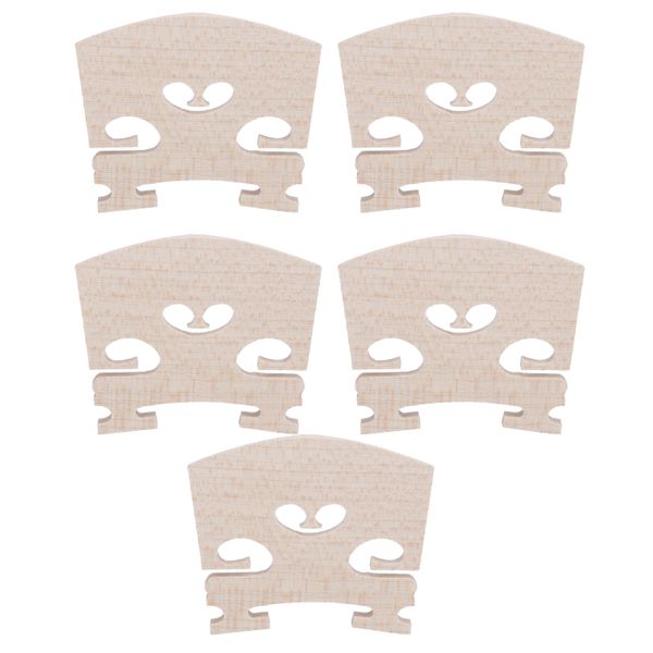 5pieces Violin Bridge (4/4, Maple Wood)