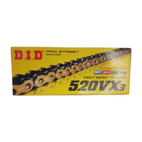 DID 520 VX3 120 Link Gold X Ring Chain | Shop Today. Get it