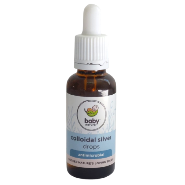 BabyNature - Colloidal Silver Eye Drops - for Babies Ears &amp; Eyes - 30ml