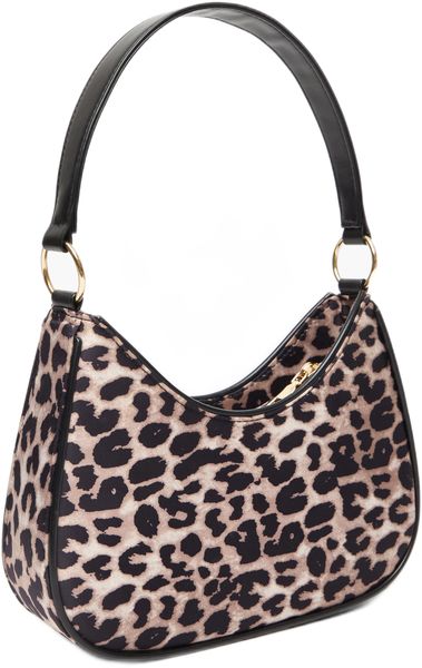 Quiz - Women Leopard Print Shoulder Bag