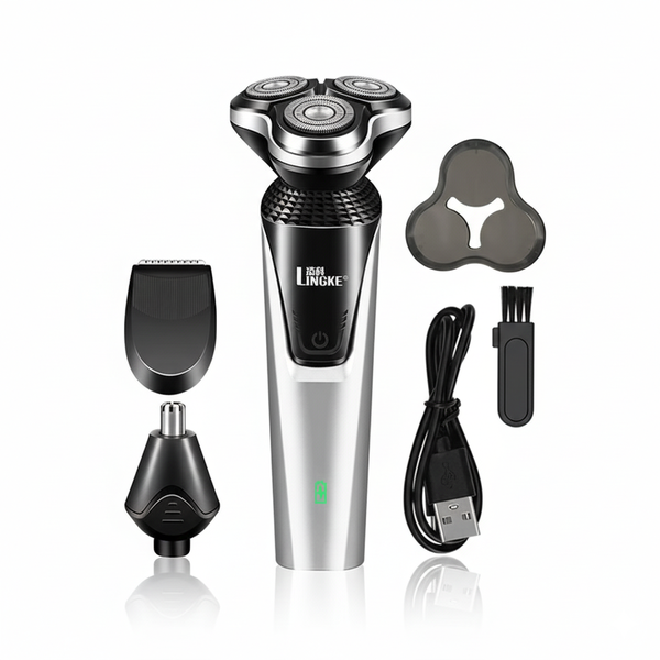 3-in-1 Rechargeable Washable Electric Shaver Set