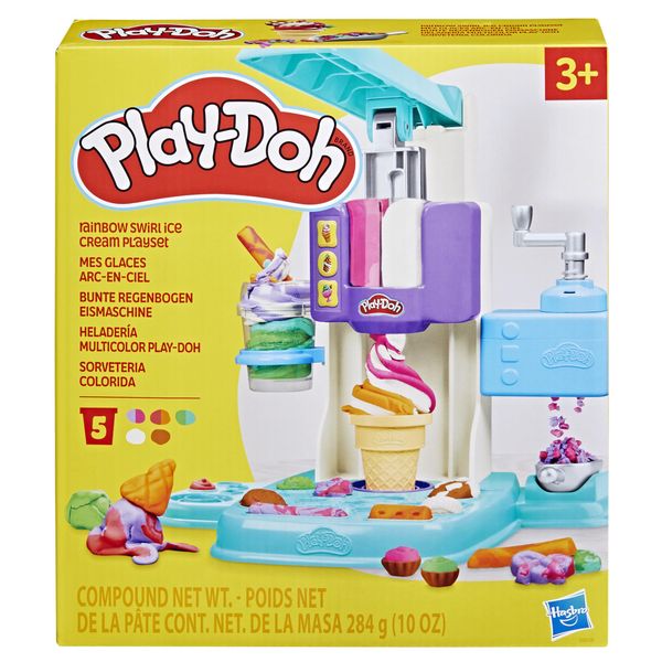 Play-Doh Rainbow Swirl Ice Cream Playset - G0028