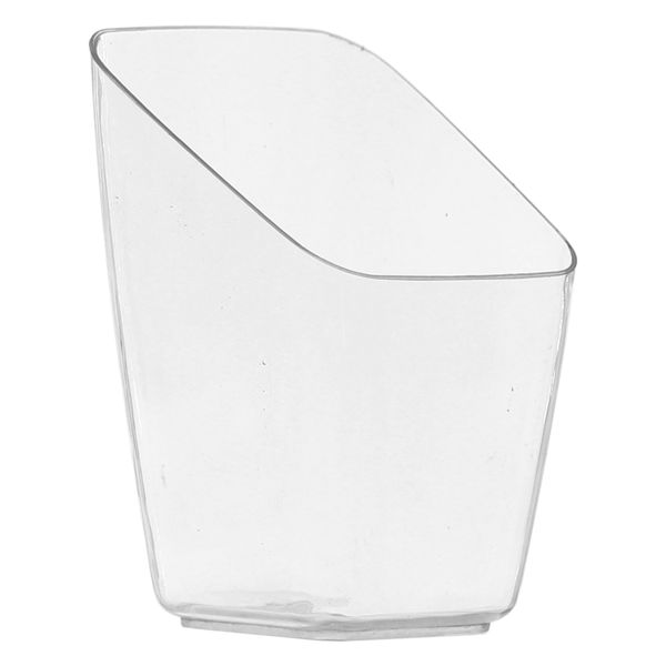 Regent Disposable Plastic Cups Square Slanted 10pk, 85ml