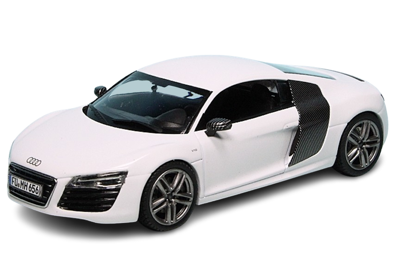 Audi R8 Coupe V10 2012 White Collectors Model Car (450750300)