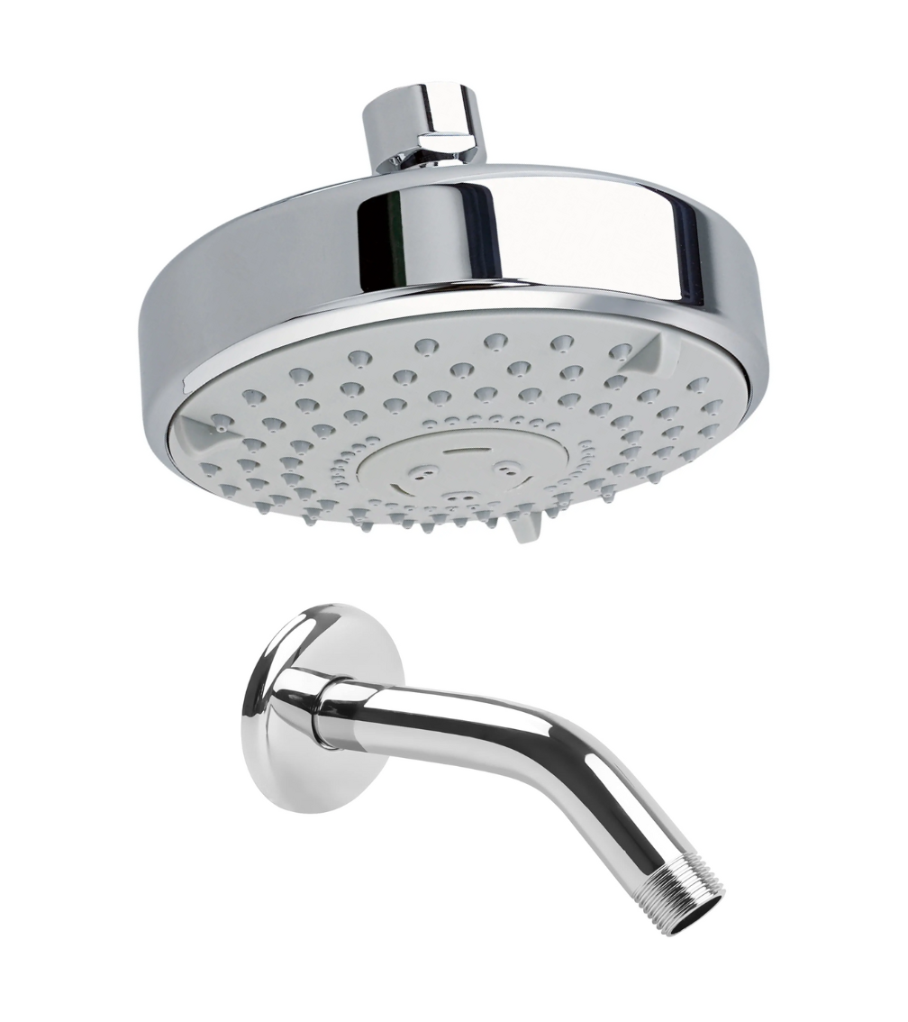 Exel 10cm Shower Head With 3 Massage Functions