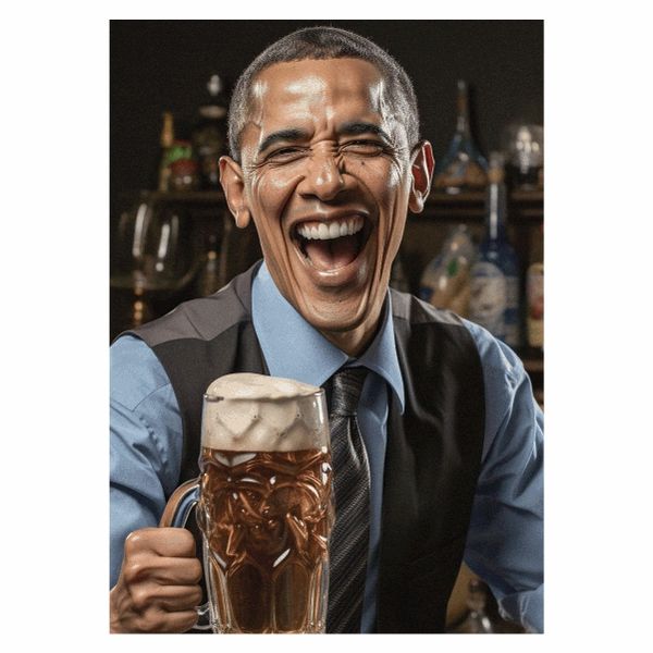 Barack Obama Cheers - A1 posater