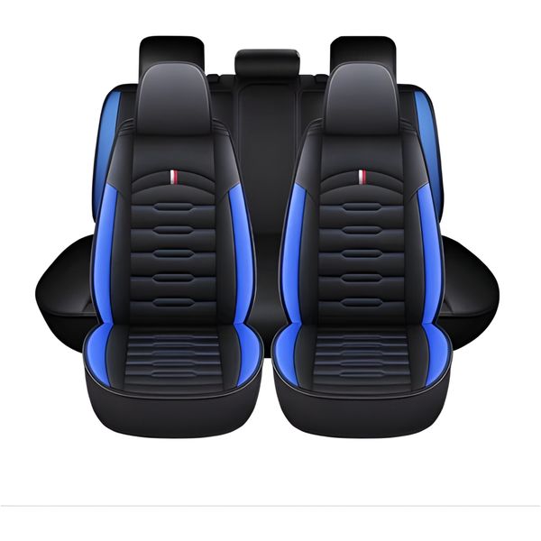 5pc PU Leather Car Seat Covers - Universal Fit