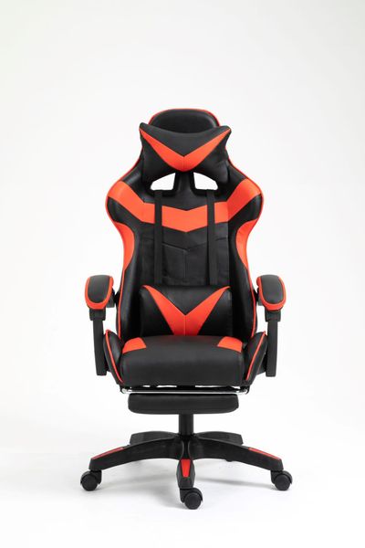 VICTORY Gaming Chair with Footrest (Orange)