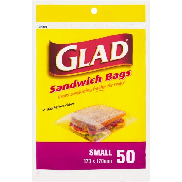 GLAD Sandwich Bags Small 50's