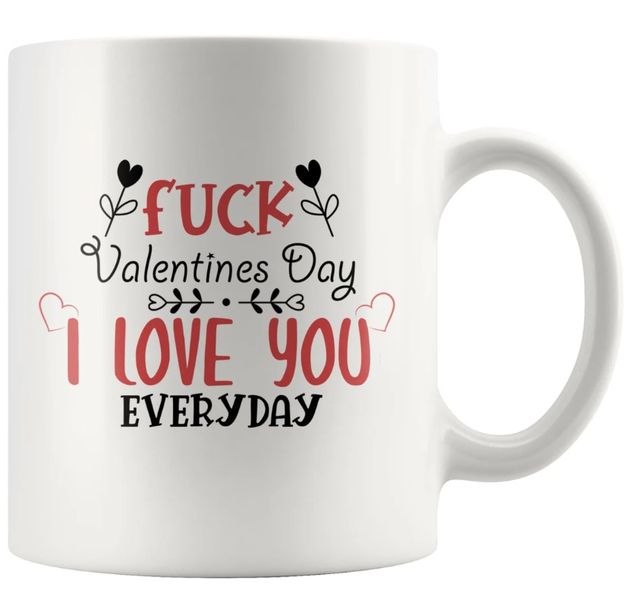 I Love You Everyday Boyfriend Girlfriend Husband Wife Valentine Gift Mug