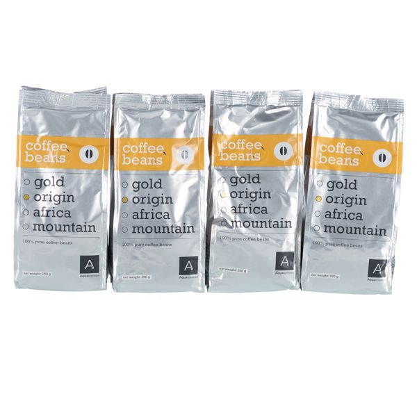 Aquaspresso Origins Coffee Beans 4 x 250g