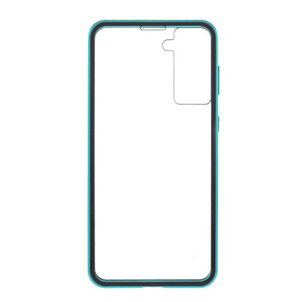 Magnetic Metal Frame/Double Side Glass Case Compatible with Samsung S21+ 5G