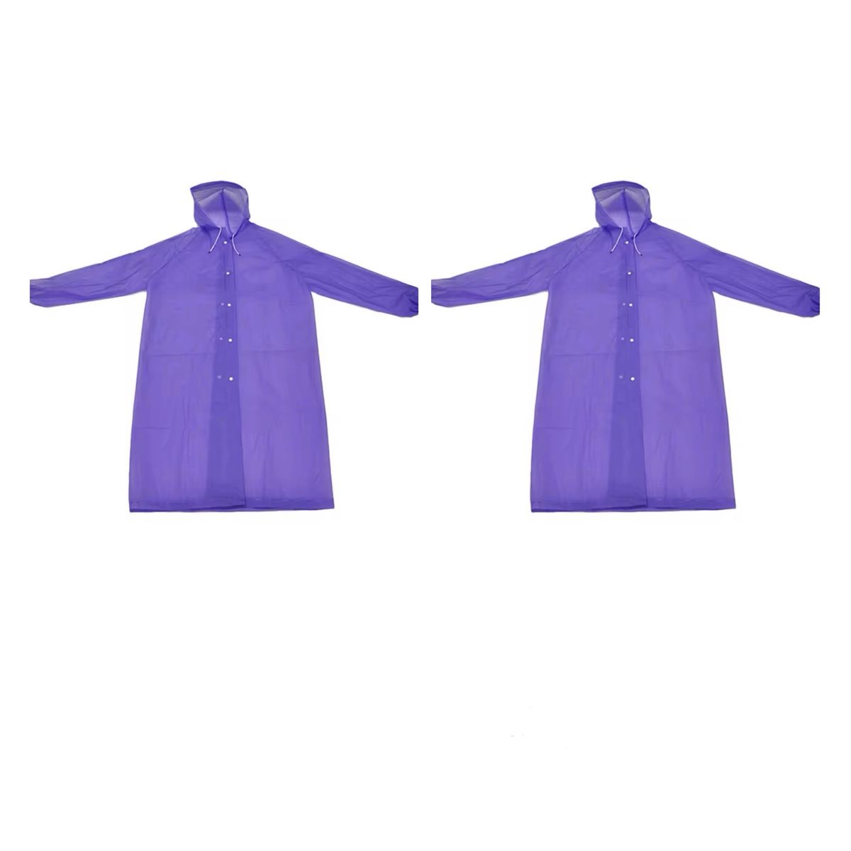 Lightweight Raincoat - Pack of 2-Purple