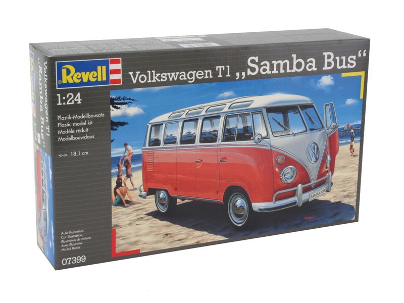Revell 1/24 Volkswagen T1 "Samba Bus" Plastic Model Kit