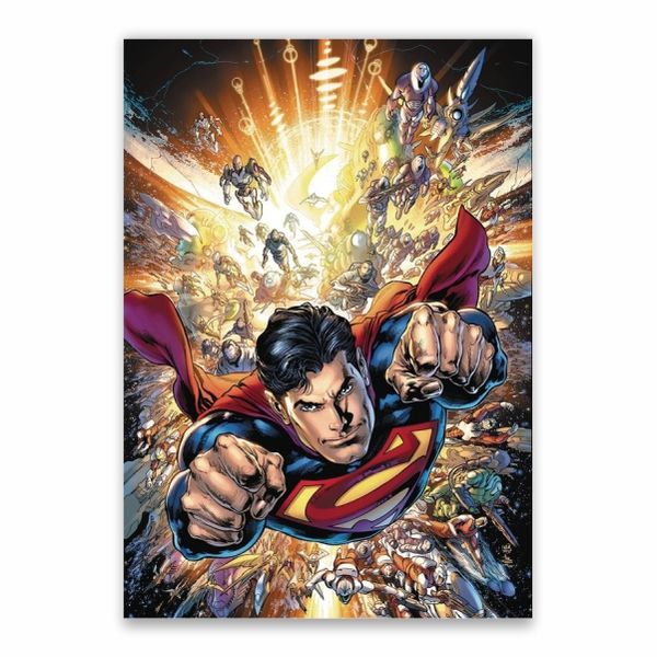 Superman Through A Portal Poster - A1