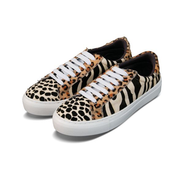 1984 Deluxe Brand Full Animal Print Low Top Sneakers