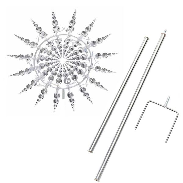 ALANES Wind Spinner Outdoor Metal Windmill Yard Garden Patio Decor