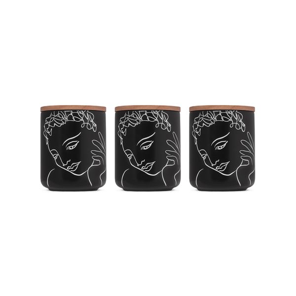 Carrol Boyes - Canister Small - Reminisce - Set of 3