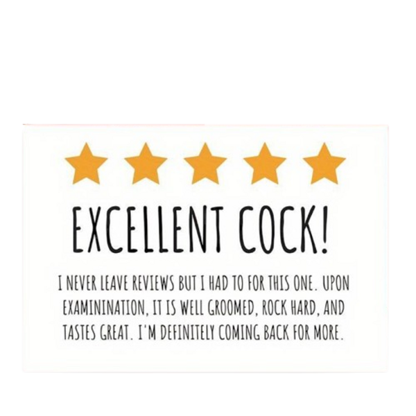 Naughty Card Range - Five Star - Valentines day card