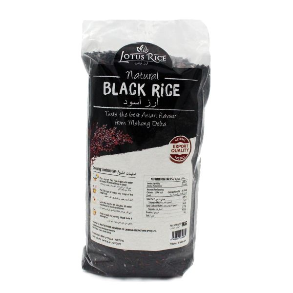 Lotus Rice - Black Rice 1Kg x 2