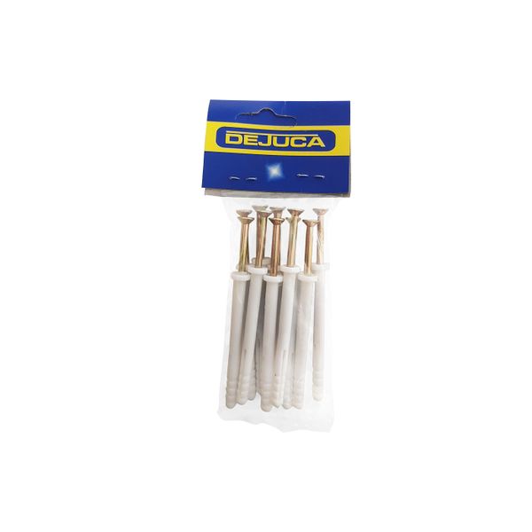 Dejuca - 10 Piece - Nail-in Anchor - 6mm x 70mm - 3 Pack