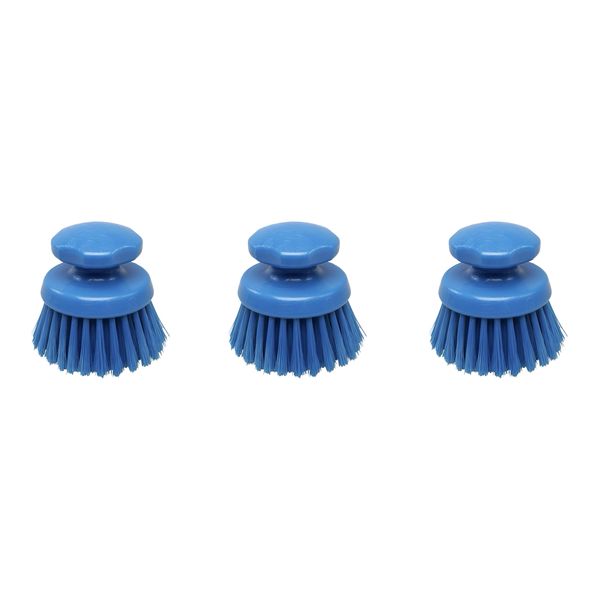 3 Pack Round Scrub Brush - Heavy Duty Cleaning | Assorted Colours