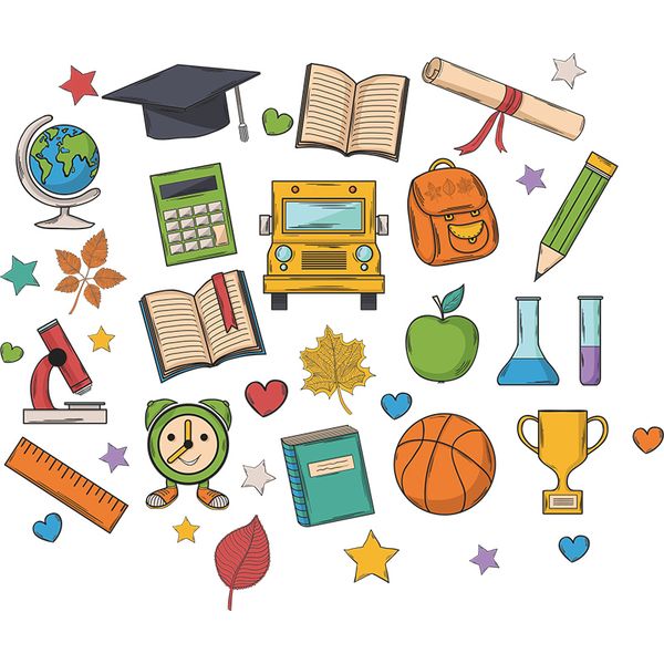School/Educational Kids room Wall Art-Sticker-Decor