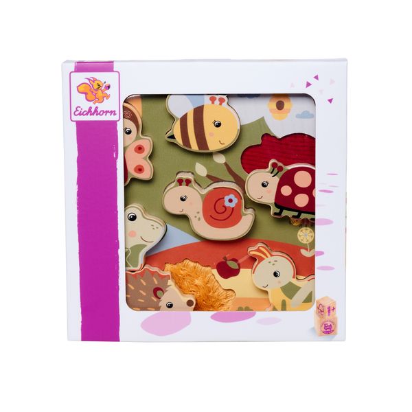 Eichhorn Bee Happy Feel Puzzle with Fabric