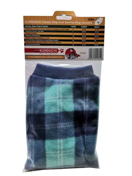 Kunduchi Pet Products - Dog Jersey Blue Size 4