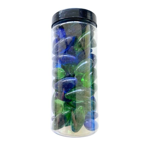 Oval Glass Pebbles 400g