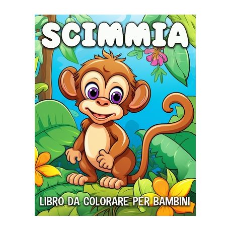 Libro da colorare per bambini dai 4 agli 8 anni : Libro da