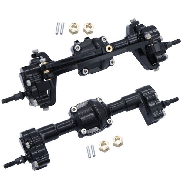For Fms Fcx24 Metal Front And Rear Portal Axle With Gear Black