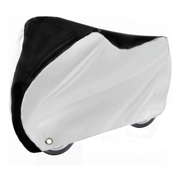 Bike Rain Covers 190T Polyester Fabric Bicycle Covers With Lock Hole