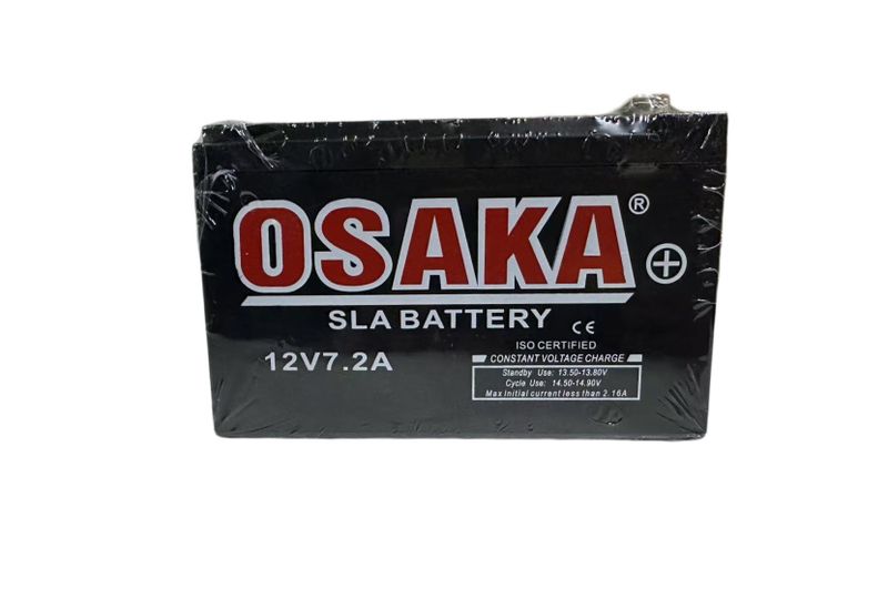 Osaka 12V 7.2Ah SLA Battery | Compact 15.0×6.5×9.5cm 2.15kg Rechargeable