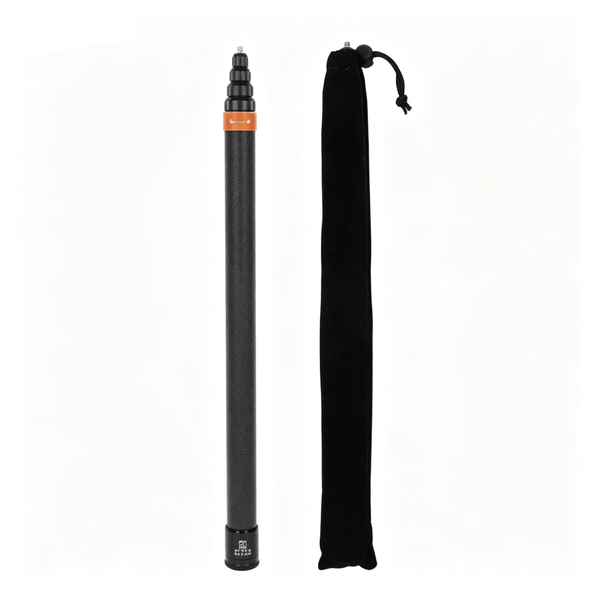Carbon Fiber 3m Invisible Selfie Stick Monopod Portable Camera for GoPro