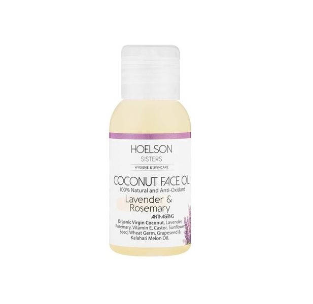 Hoelson Sisters - Coconut Face Oil - Lavender &amp; Rosemary - Anti Ageing