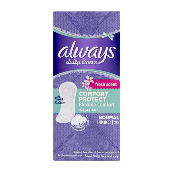 Always Pantyliners Fresh Scent Comfort Protect