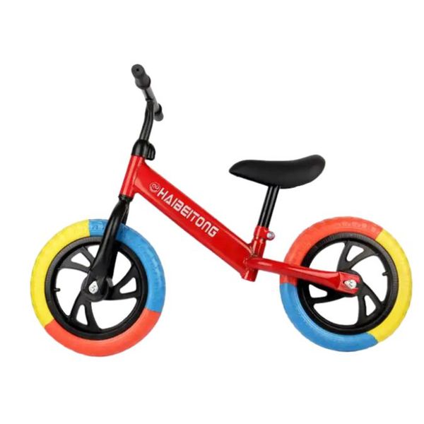 Kids Balance Bike with Adjustable Seat and Non-Slip Wheels