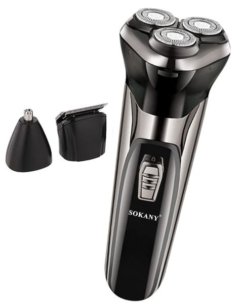 Sokany - Mens 3-In-1 Shaver, Hair Clipper And Trimmer