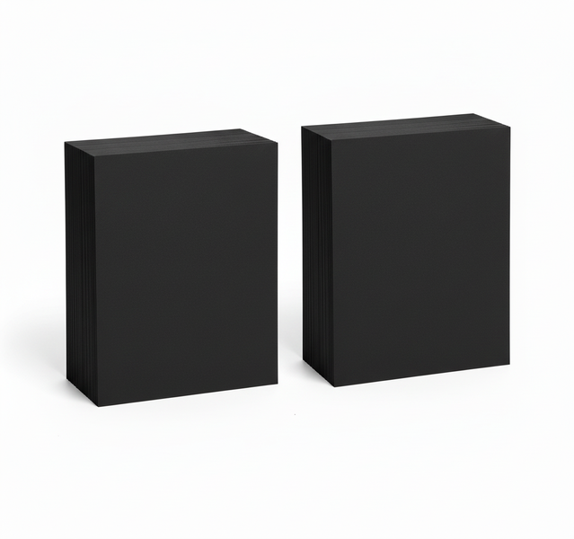 Art+Craft A4 Black Board Sheets 160g - 10 Piece Set for Crafting - 2 Pack