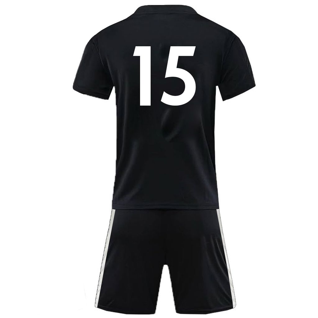 Bufftee Individual Junior Soccer Kit-Number 15 Full Back Jersey
