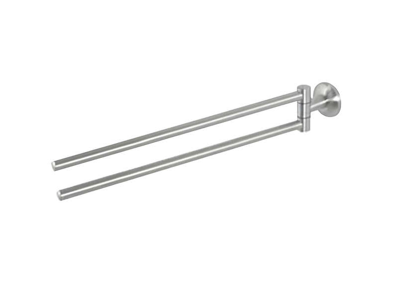 Double Hand Towel Bar 450mm - Stainless Steel